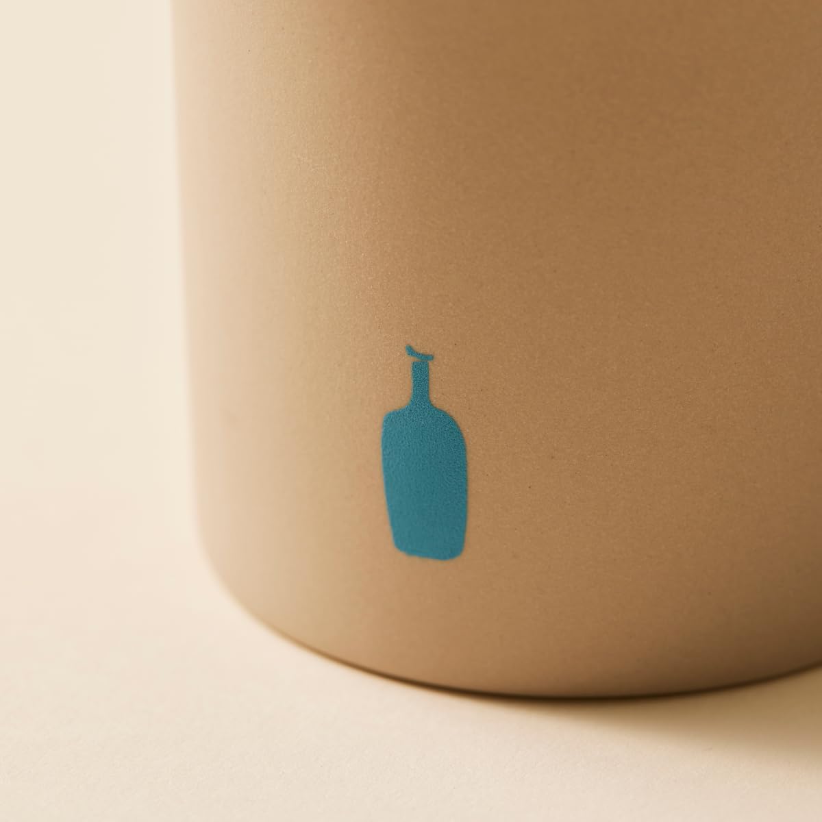 Blue Bottle Coffee Stone Mug &amp; Plate Set – Ceramic Coffee Cup with Saucer