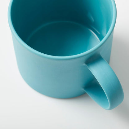 Blue Bottle Coffee Stone Mug – Light Blue Ceramic Coffee Cup