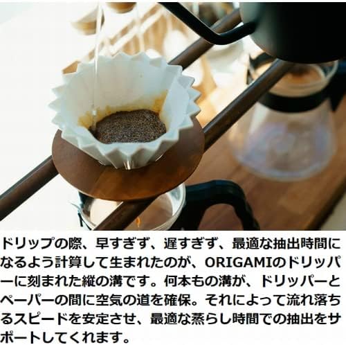 ORIGAMI Dripper M Size Matte Black Pour Over Coffee Dripper – Holder Sold Separately