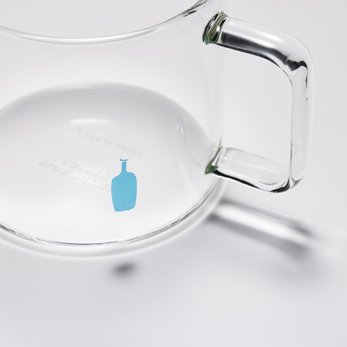 Blue Bottle Coffee Glass Mug – Elegant Clear Coffee Cup
