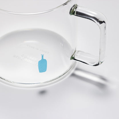 Blue Bottle Coffee Glass Mug – Elegant Clear Coffee Cup