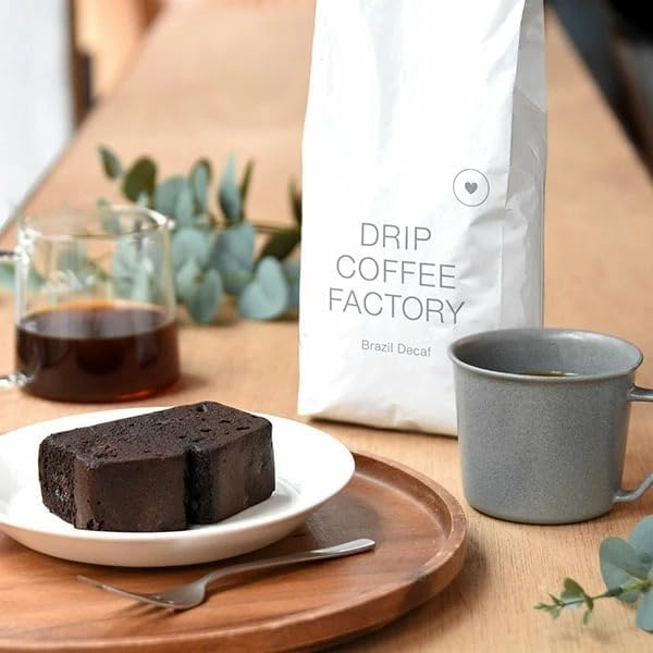 Drip Coffee Factory Brazil Decaf Coffee Beans – Whole Beans, 1 kg