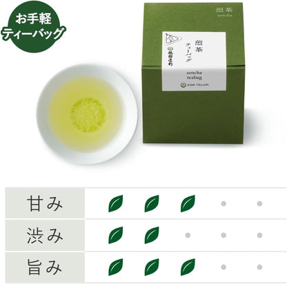 Gion Tsujiri Kyoto Uji Green Tea Bags – Premium Japanese Tea, 17 Bags