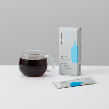 Blue Bottle Coffee Bright Craft Instant Coffee – Set of 5 Premium Single-Serve Sachets