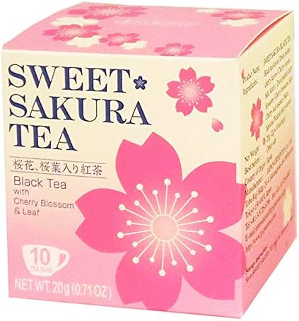 Japan Green Tea Center Tea Boutique Sweet Sakura Tea Black Tea 20g | 10 Tea Bags | Made in Japan