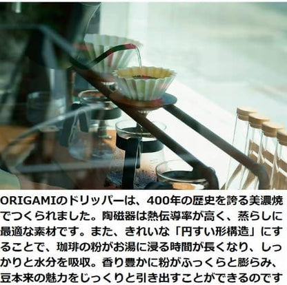 ORIGAMI Dripper M Size Matte Black Pour Over Coffee Dripper – Holder Sold Separately