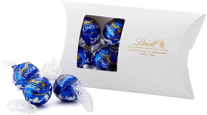 Lindt &amp; Sprüngli Lindor Dark Chocolate 6-Piece Halloween Gift Set – Individually Wrapped Connoisseur Sweets