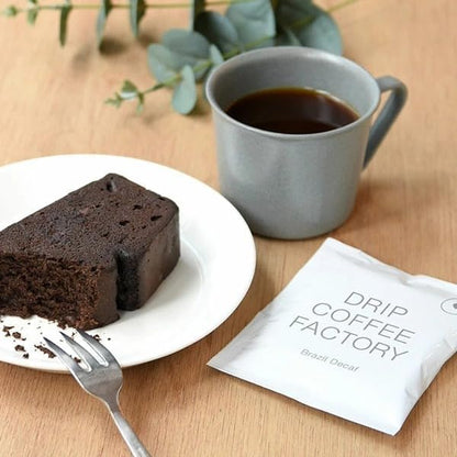 Drip Coffee Factory Decaffeinated “Enjoy the Difference” Coffee – 3 Types, 15 Drip Bags