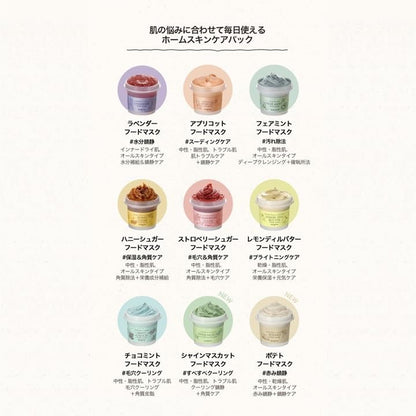 SKINFOOD Pear Mint Food Mask – Cooling &amp; Refreshing Wash-Off Korean Face Mask (120g)