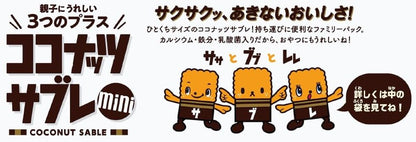 Nissin Cisco Coconut Sabre Mini Family Pack, 3.2 oz (90 g) × 12 Bags | Japanese Chocolate Snack