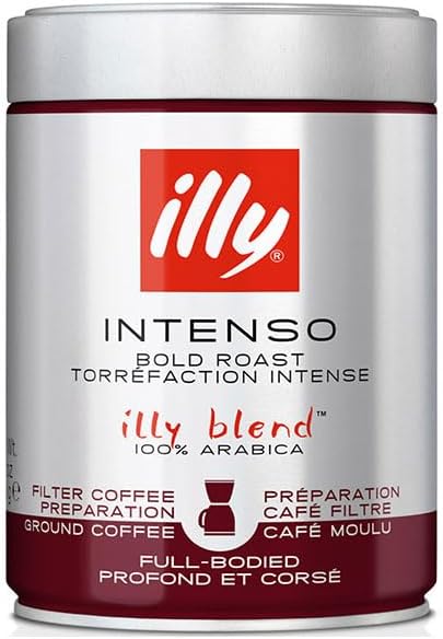 Key Coffee, Illy Blend, Drip Powder, Dark Roast (Intenso), 8.8 oz (250 g) | Pack Of 1 | Made In Japan