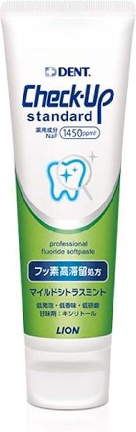 Lion Dental Paste Check Up Standard 1450F 4.5 oz (135 g) Mild Citrus Mint