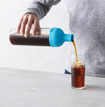 Blue Bottle Coffee Cold Brew Bottle – Blue 750ml (Dishwasher Safe) 4
