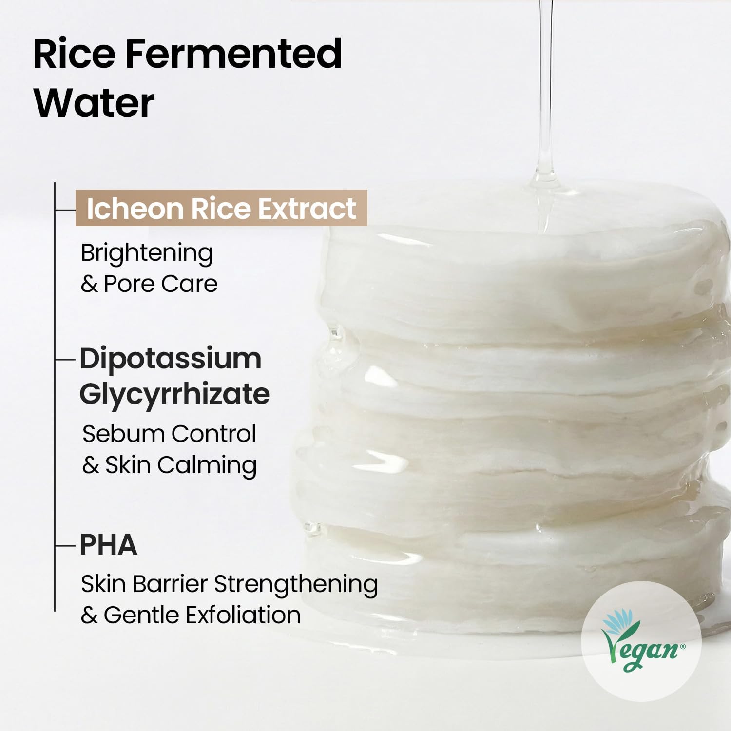 SKINFOOD Rice Brightening Toner Pads – Moisturizing Korean Skincare Pads (250g, 60 Sheets)
