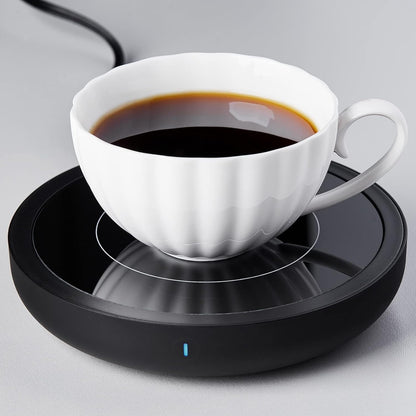 Electric Cup Warmer – Heat-Retaining Beverage Coaster for Coffee &amp; Tea