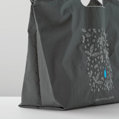 Blue Bottle Coffee Embroidery Eco Bag – Coffee Leaves Design