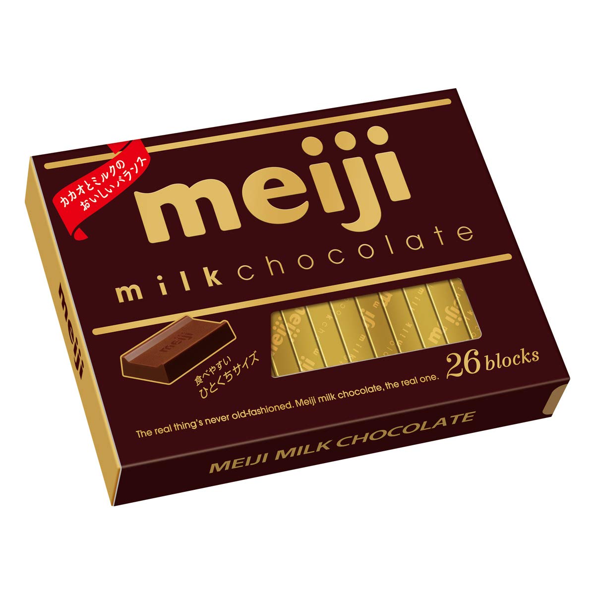 Meiji Milk Chocolate BOX 120g (Pack of 2) (Made in Japan)