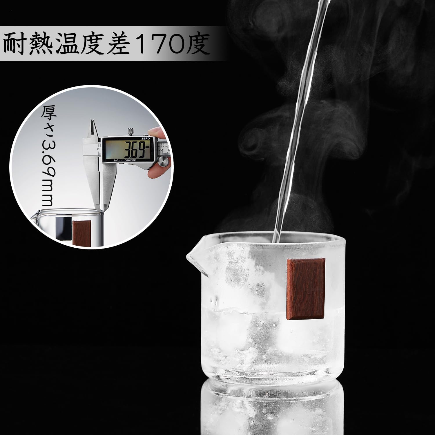 Mini Heat-Resistant Glass Teapot with Lid – 200ml Single Serve