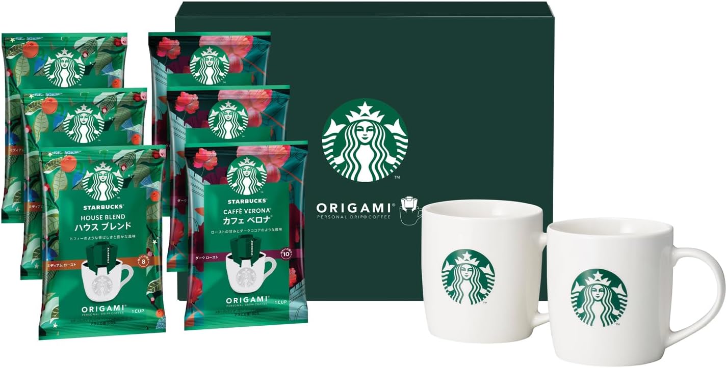 Starbucks Origami with Mug Gift SBC-30B [Personal Drip Coffee Casual Small Gift Souvenir] | Made in Japan