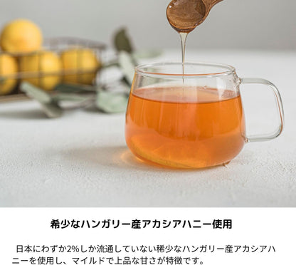 MY HONEY Acacia Honey Tube Bottle 500g | 100% Hungarian Acacia Raw Honey | Lactic Acid Bacteria Honey | Easy-Squeeze Bottle | Made in Japan