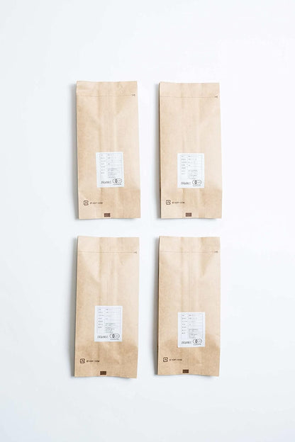 TOKYO COFFEE Organic Coffee Bean Trial Set – JAS Certified (4 × 50 g)