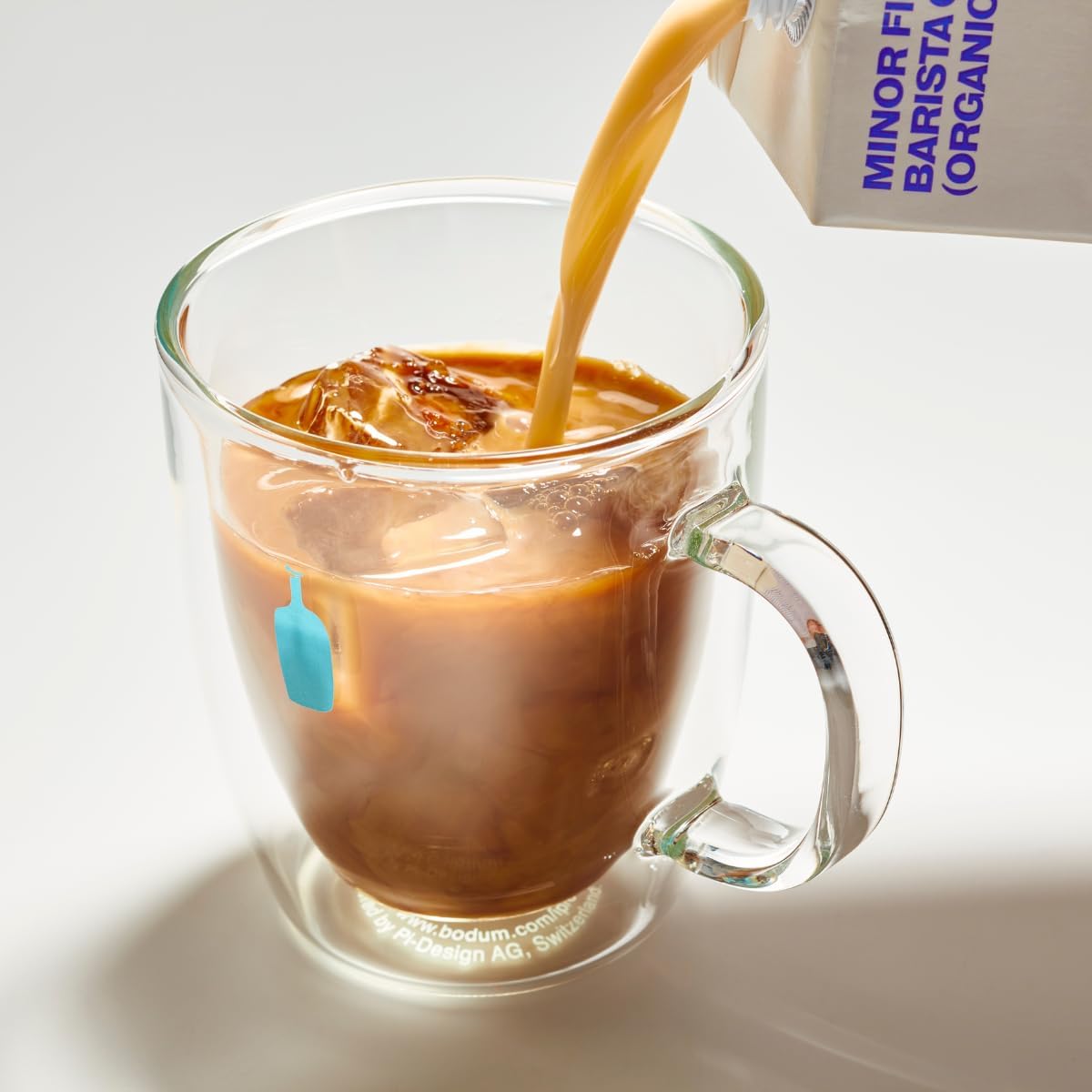 Blue Bottle Coffee x Bodum Double Wall Glass Mug