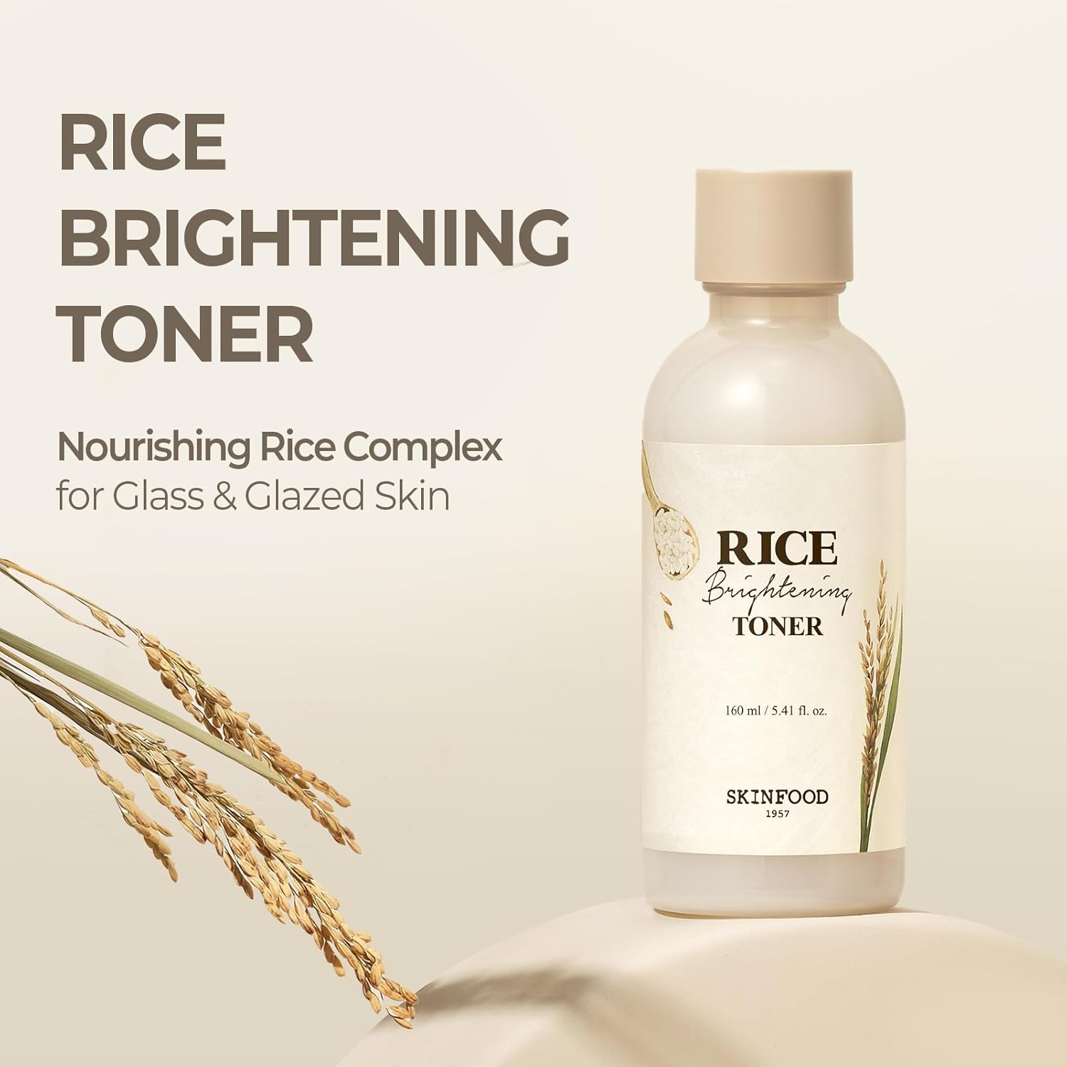 SKINFOOD Rice Brightening Toner – Hydrating &amp; Radiance-Boosting Korean Skincare Toner