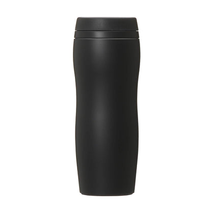 Starbucks Curved Stainless Steel Bottle 355ml (12.8oz) – Matte Black | Sleek Insulated Travel Tumbler