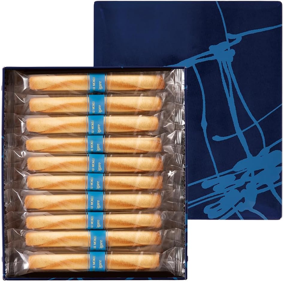 Yoku Moku Cigar Shaped Biscuits | Individually Wrapped 20 Sticks | Made in Japan | Japanese Sweets