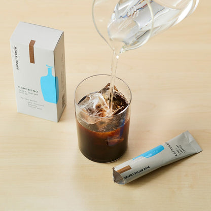 Blue Bottle Coffee Espresso Craft Instant Coffee – Set of 5 Single-Serve Sachets