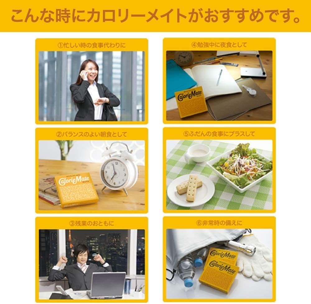 Otsuka Pharmaceutical Calorie Mate Block Cheese – 4 Pieces × 9 Packs | Balanced Nutrition Snack