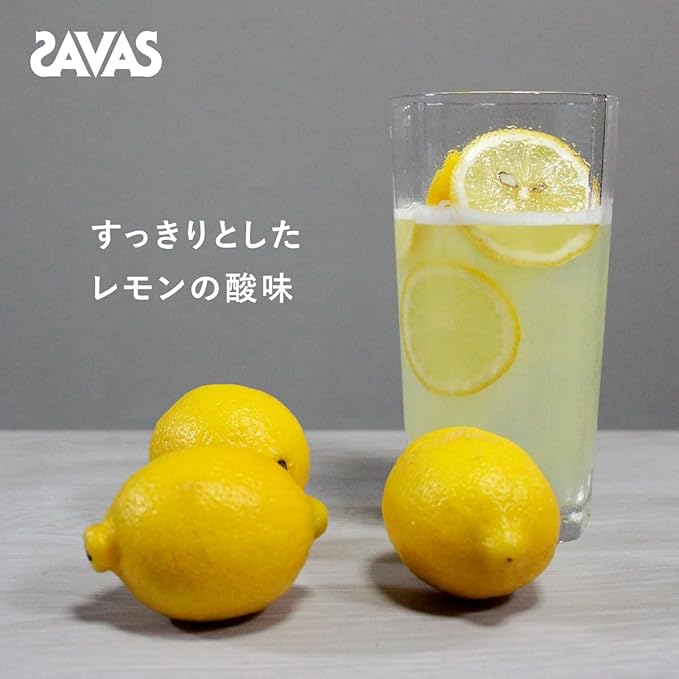 SAVAS Aqua Whey Protein 100, Lemon Flavor, 28.2 oz (800 g) | Made in Japan