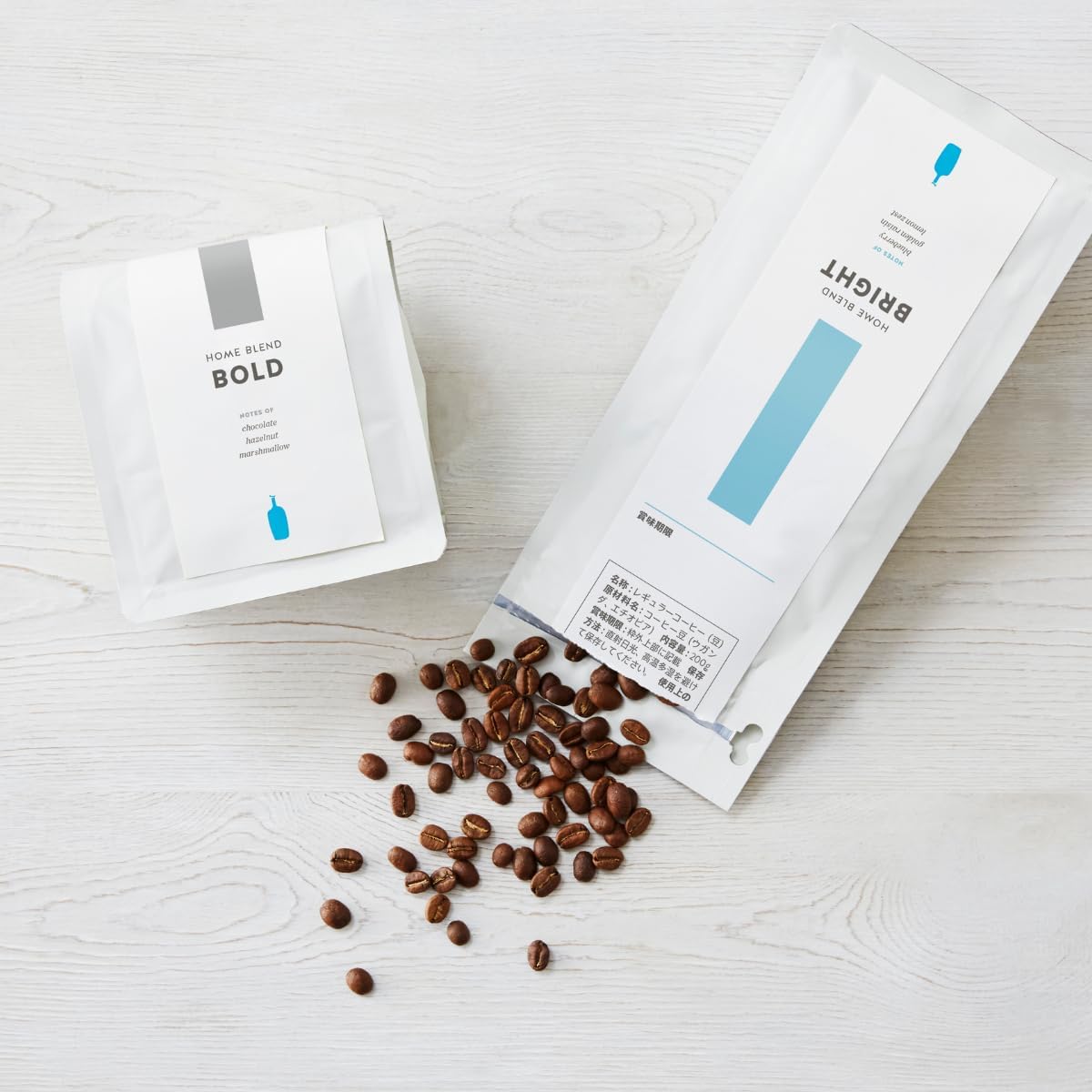 Blue Bottle Coffee Bold &amp; Bright Blend – 200g (2 x 100g) Premium Blended Coffee Beans
