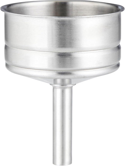 Easyworkz Stainless Steel Moka Pot Funnel &amp; Reducer Set – Replacement Espresso Maker Parts, 6-Cup
