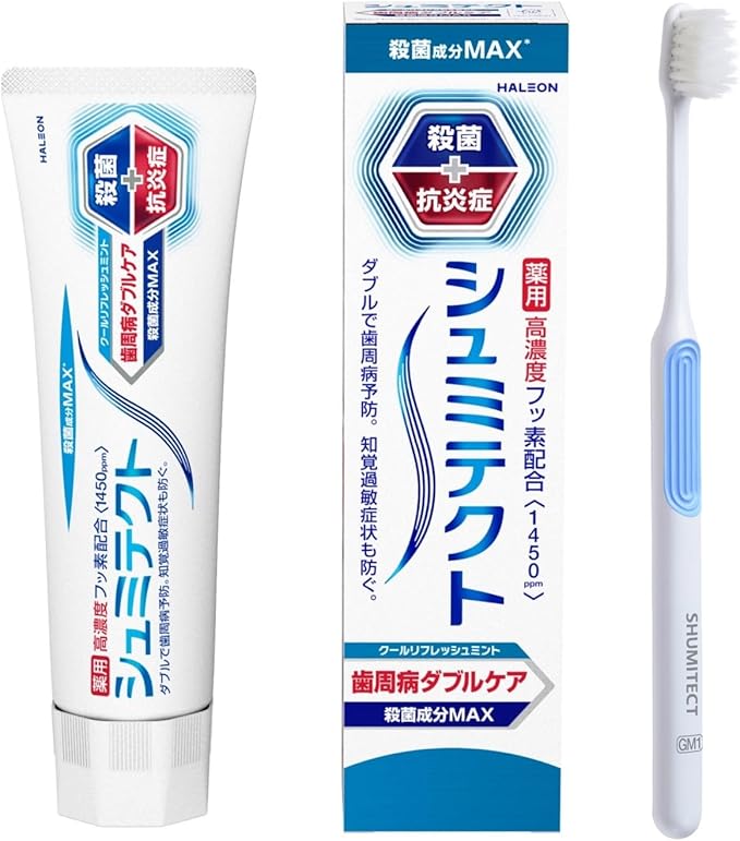 Shumitec Periodontal Disease Double Care EX Cool Mint [Quasi-Drug] Toothpaste Hypersensitivity Care High Concentration Fluorine Formulated