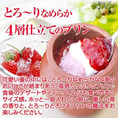 Kobe Frantz Kobe Magic Pot Strawberry Pudding – 4 Pieces Gift Set