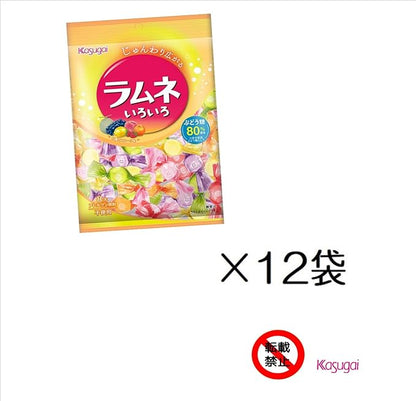 Kasugai Seika N Ramune Variety Hard Candies (80g) | Pack of 3 | Made in Japan