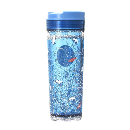 Starbucks Japan Seaside Resin Water Tumbler 473ml (15.9oz) – Blue | Stylish Lightweight Reusable Drink Bottle