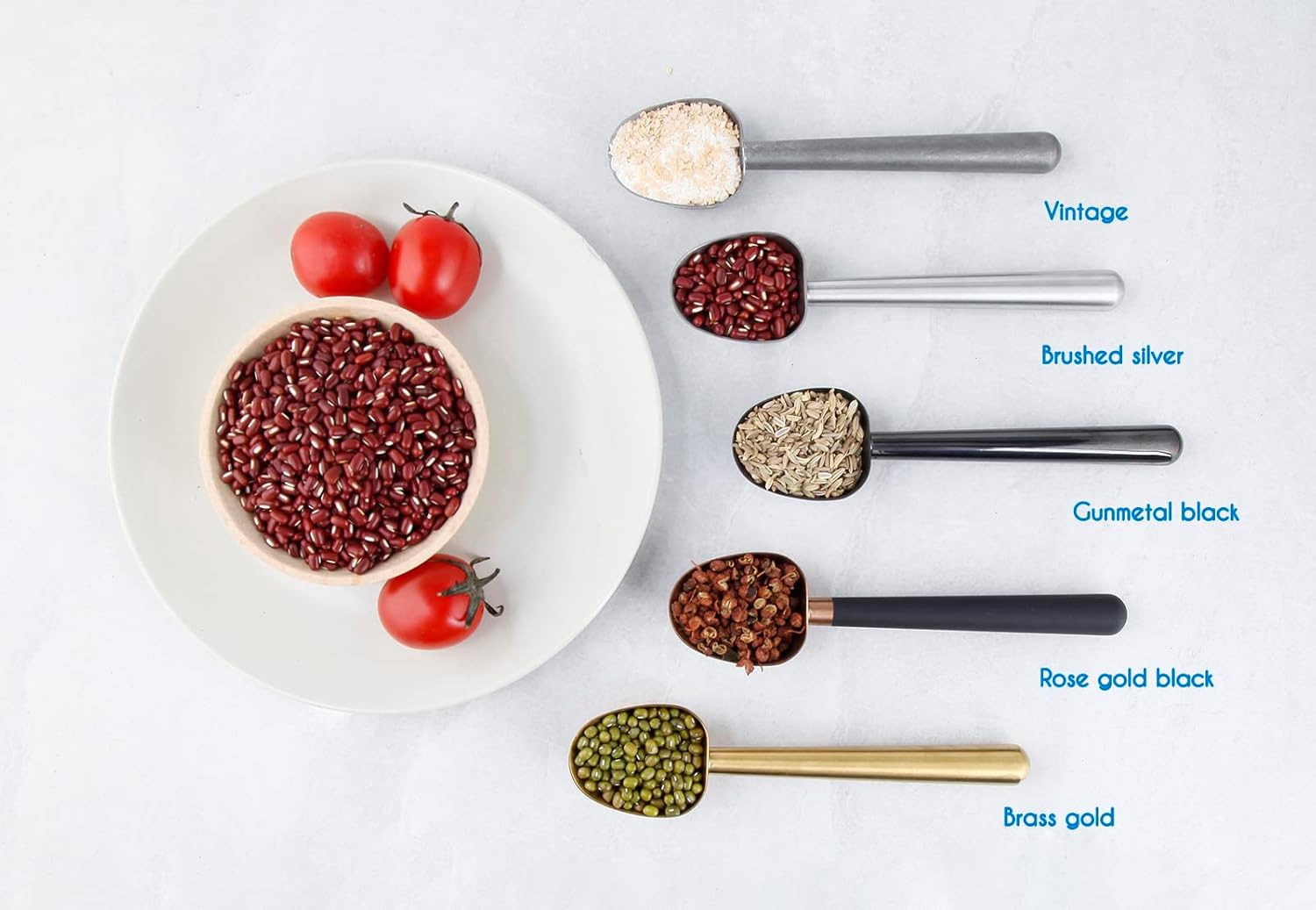 Easyworkz Stainless Steel Coffee Scoop – Long Handle 7g Measuring Spoon, Brass Gold