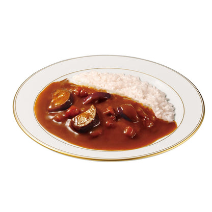 Ezaki Glico Curry Artisan Eggplant and Tomato Curry Medium Spicy 6.0 oz (170 g) (Pack of 2) (Made in Japan)