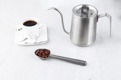 Easyworkz Stainless Steel Coffee Scoop – Long Handle 7g Measuring Spoon, Vintage Finish