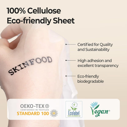 SKINFOOD Acorn Pore Peptide Daily Mask – Pore Care &amp; Hydrating Korean Sheet Mask Pack