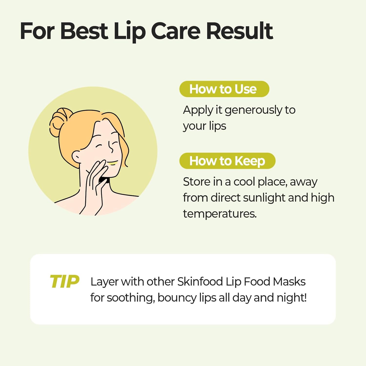 SKINFOOD Lemon Dill Butter Food Mask Lip Balm – Moisturizing Lip Care Treatment (21ml)
