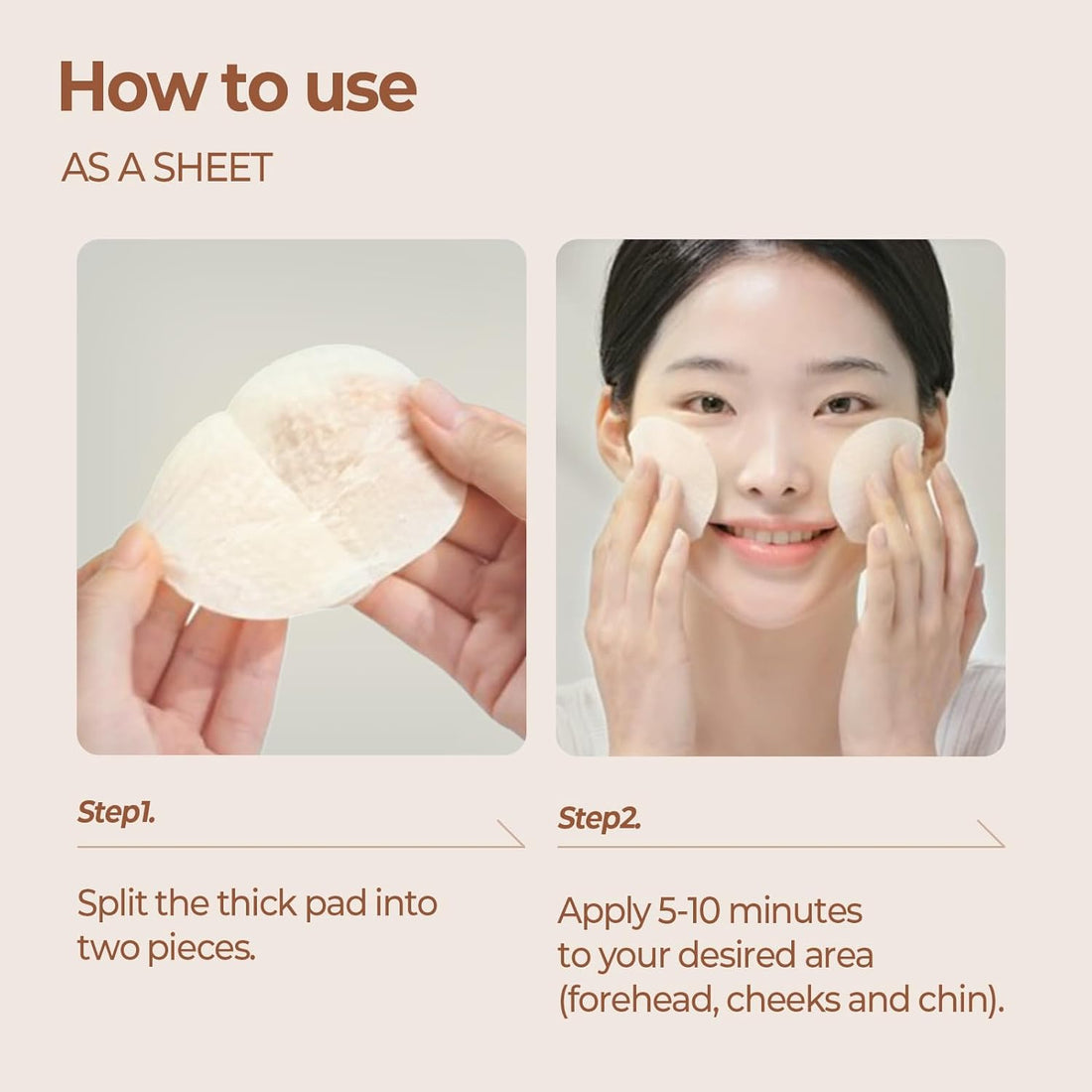 SKINFOOD Acorn Pore Peptide Toner Pads – Pore Care &amp; Hydrating Korean Skincare Pads (250g, 60 Sheets)