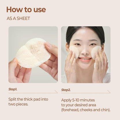 SKINFOOD Acorn Pore Peptide Toner Pads – Pore Care &amp; Hydrating Korean Skincare Pads (250g, 60 Sheets)