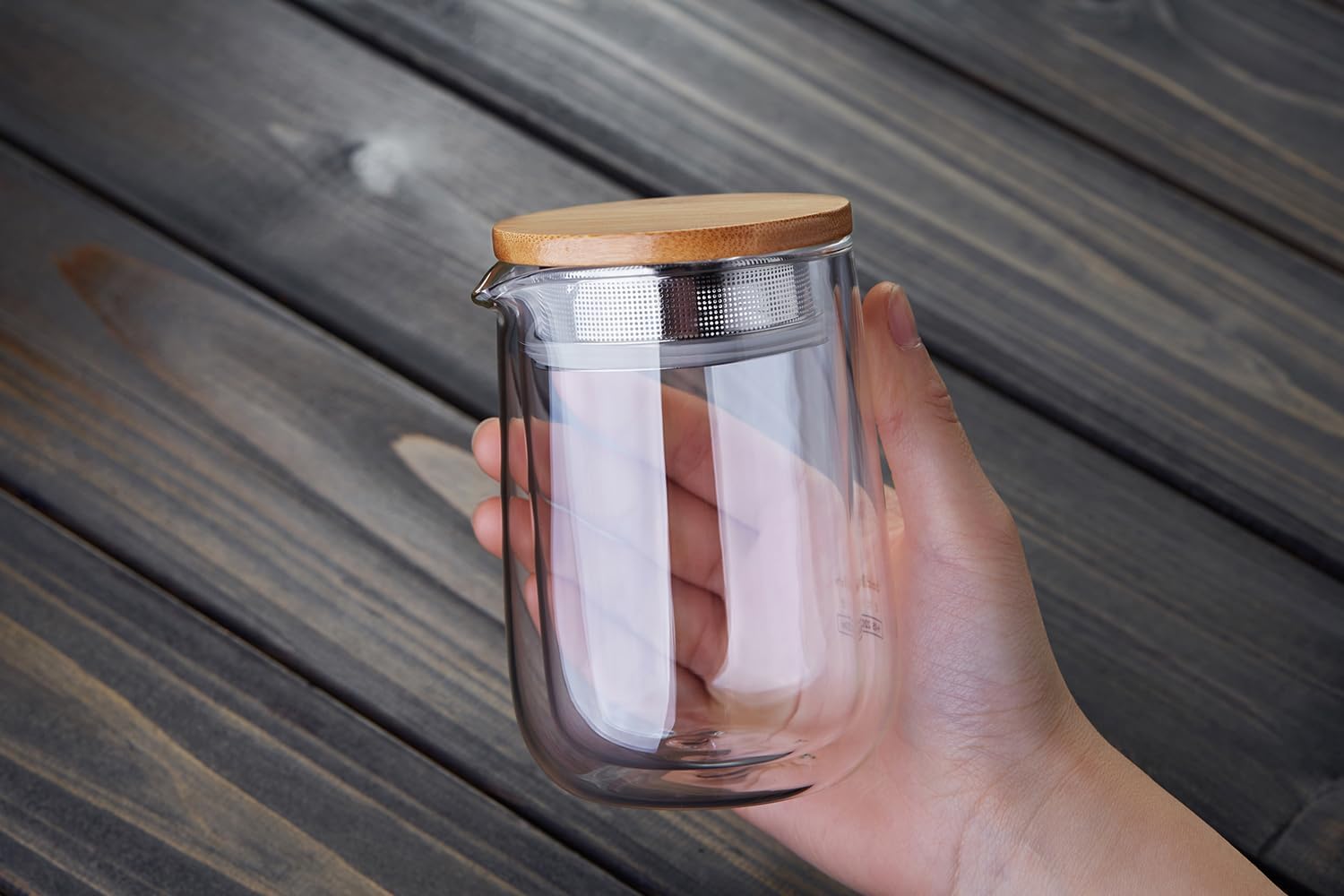 Double-Walled Heat-Resistant Glass Coffee Server – 300ml Insulated Carafe
