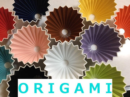 ORIGAMI Dripper M Size Matte Black Pour Over Coffee Dripper – Holder Sold Separately