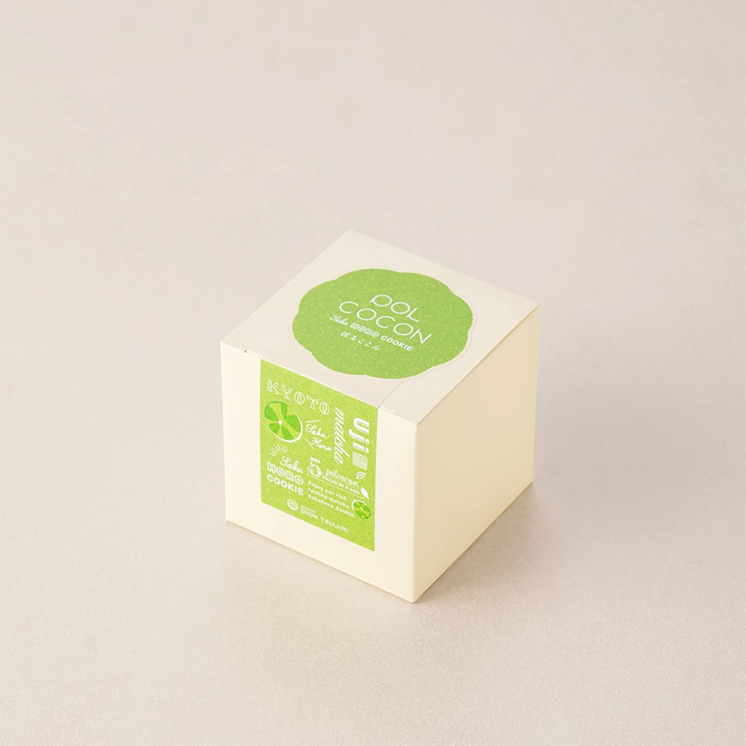 Gion Tsujiri POLCOCON Sakuhoro Cookies – 5 Pieces Kyoto Matcha Sweets Gift