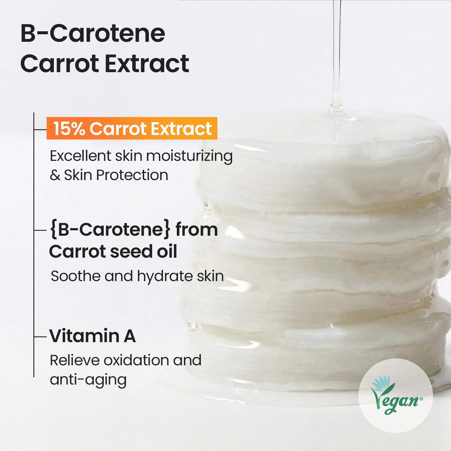 SKINFOOD Carrot Toner Pad – Carrot Carotene Calming Water Pads (60 Sheets, 250g)