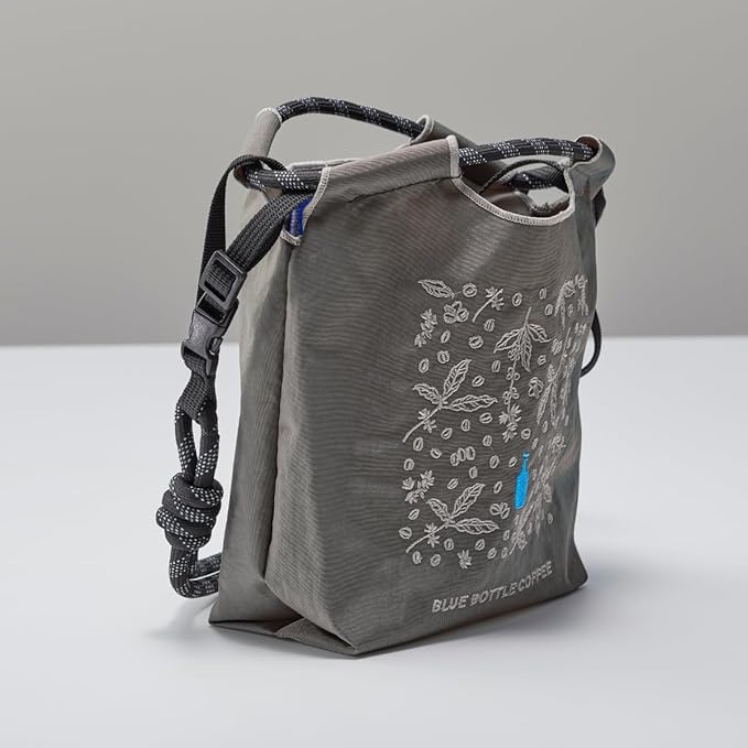 Blue Bottle Coffee Embroidery Eco Bag Mini – Coffee Leaves Design